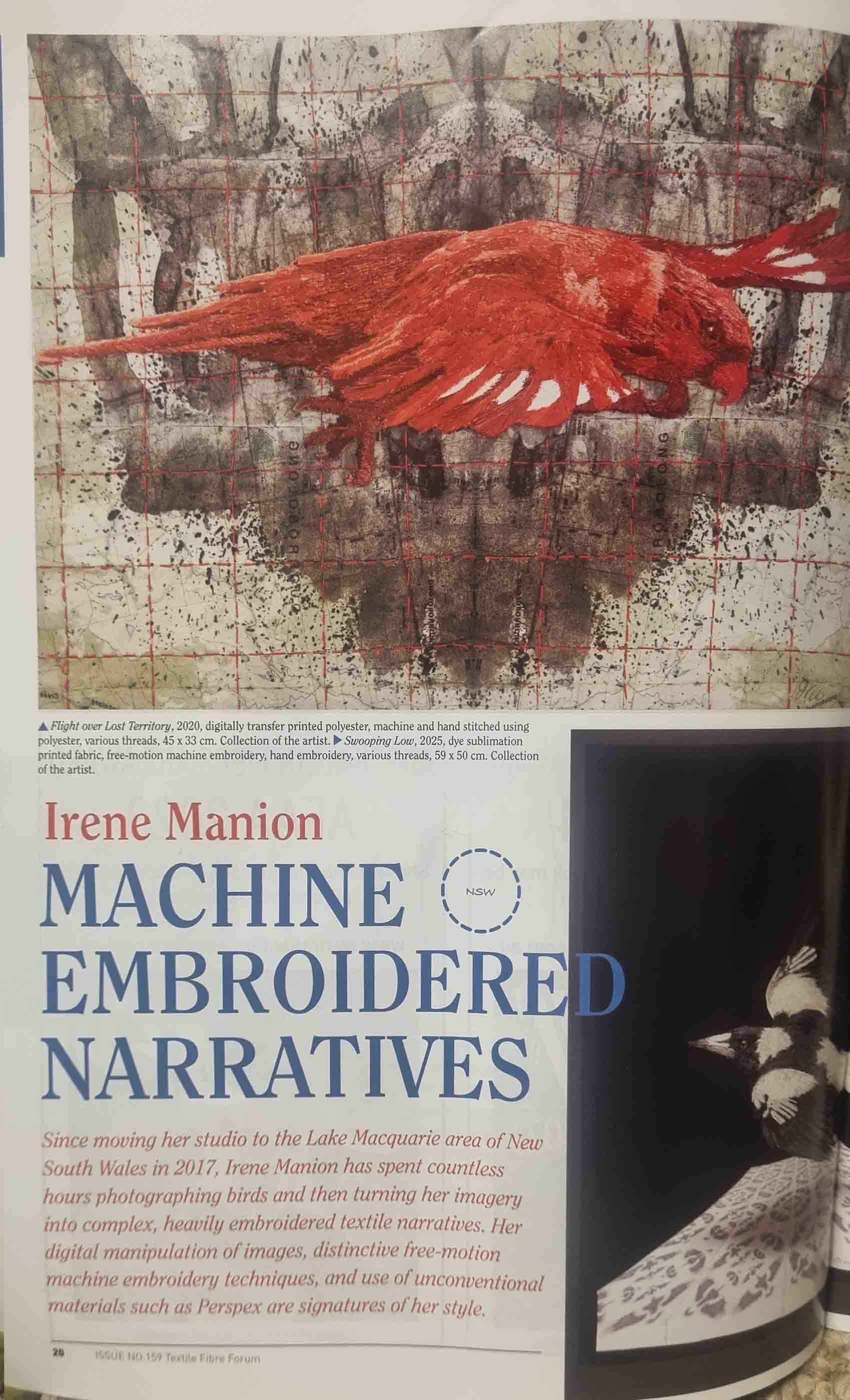 Magazine page illustrated